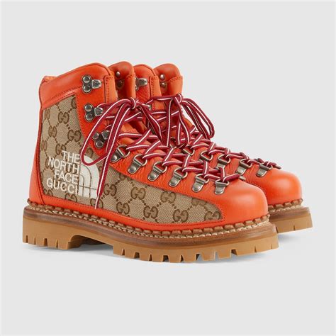 gucci north face orange boots|north face Gucci boots price.